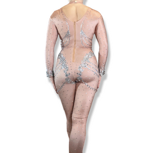 ‘Glitz’ Rhinestone Illusion Bodysuit