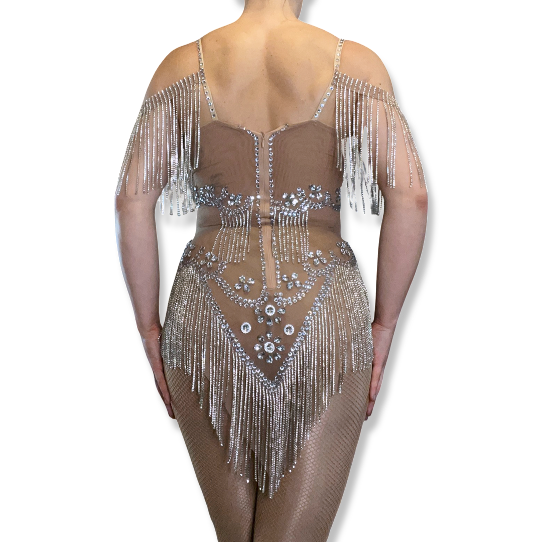 ‘Glamour’ Crystal Rhinestone Dress